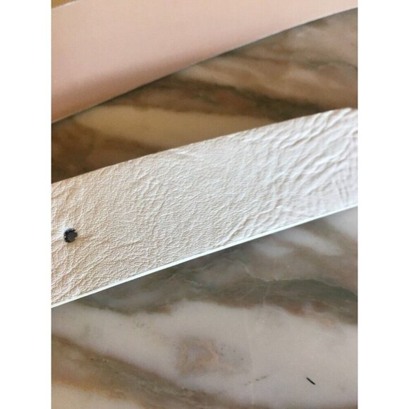 Woman's Dockers White Belt Size Medium M - Picture 7 of 7